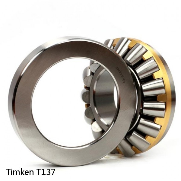 T137 Timken Thrust Tapered Roller Bearing #1 image